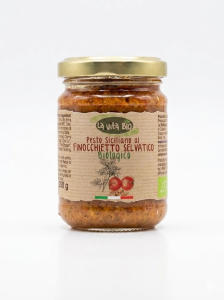 Pesto Sycylijskie z dzikim koprem włoskim Organiczne 130g.