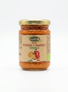 Pesto z Peperoni z migdałami Organiczne 130g.