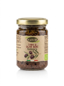 Krem z czarnych oliwek Organiczny 130g.
